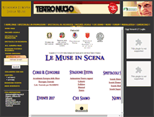 Tablet Screenshot of lemuseinscena.it